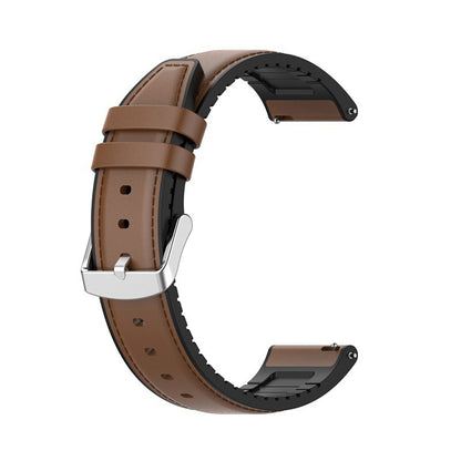 Techsuit W007 Strap for Samsung Galaxy Watch / Huawei Watch Series, 20mm, Brown