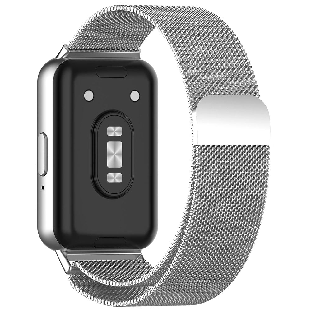 Techsuit W009 Strap for Samsung Galaxy Fit3 R39M, Silver