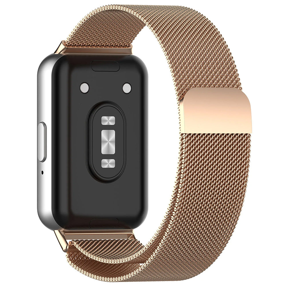 Techsuit W009 Strap for Samsung Galaxy Fit3 R39M, Rose Gold