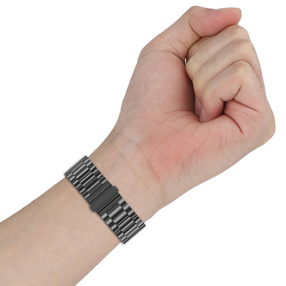 Techsuit W010 -ranneke Amazfit T-Rex 3:lle, Musta