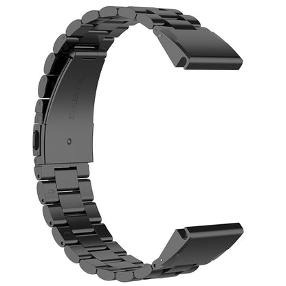 Techsuit W010 -ranneke Garmin Watch Fenix Series -kelloille, 26mm, Musta