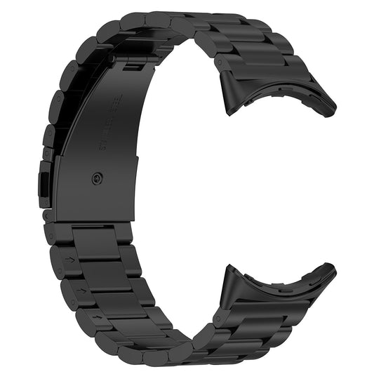 Techsuit W010 -ranneke Google Pixel Watch 4 45mm -kelloon, Musta