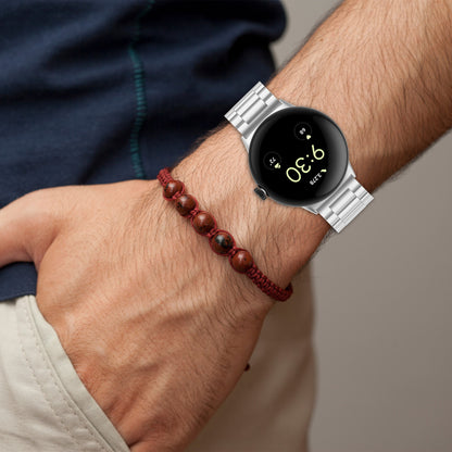 Techsuit W010 -ranneke Google Pixel Watch 4 45mm -kelloon, Musta