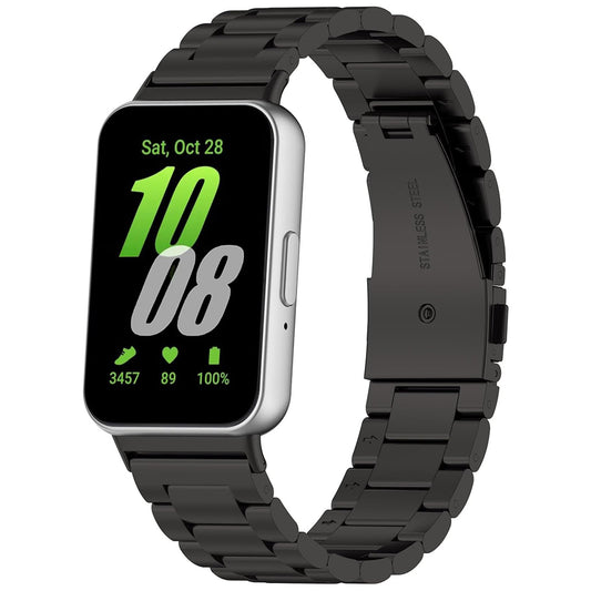 Techsuit W010 -ranneke Samsung Galaxy Fit3 R39M:lle, musta