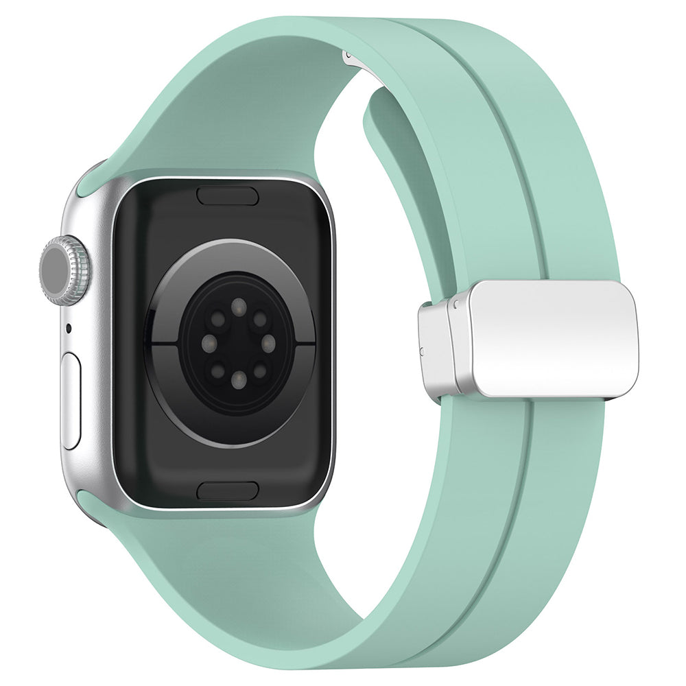 Techsuit W011 -ranneke Apple Watch 42mm / 41mm / 40mm / 38mm -sarjalle, Vihreä