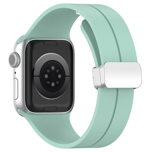 Techsuit W011 -ranneke Apple Watch 42mm / 41mm / 40mm / 38mm -sarjalle, Vihreä