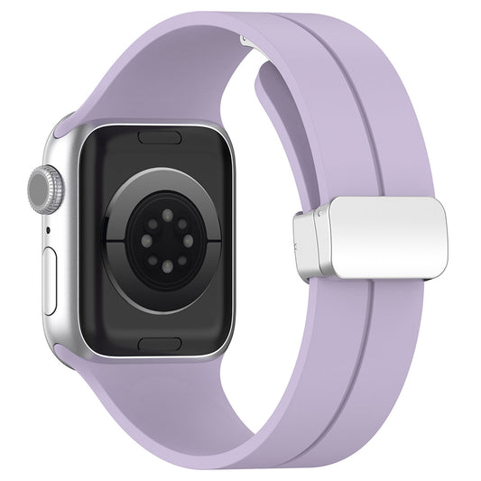 Techsuit W011 -ranneke Apple Watch 49mm / 46mm / 45mm / 44mm / 42mm -sarjoille, Violetti