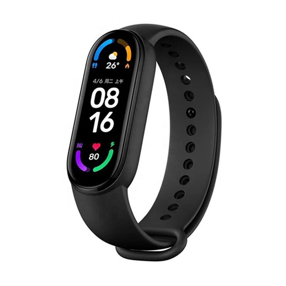 Techsuit W013 -ranneke Xiaomi Band / Amazfit Band Series, Musta