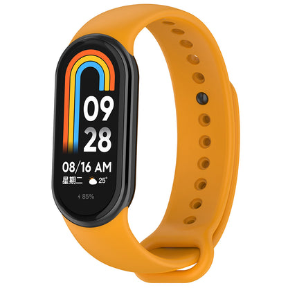 Techsuit W014 -ranneke Xiaomi Smart Band 10 / 9 / 8 -laitteelle, Oranssi