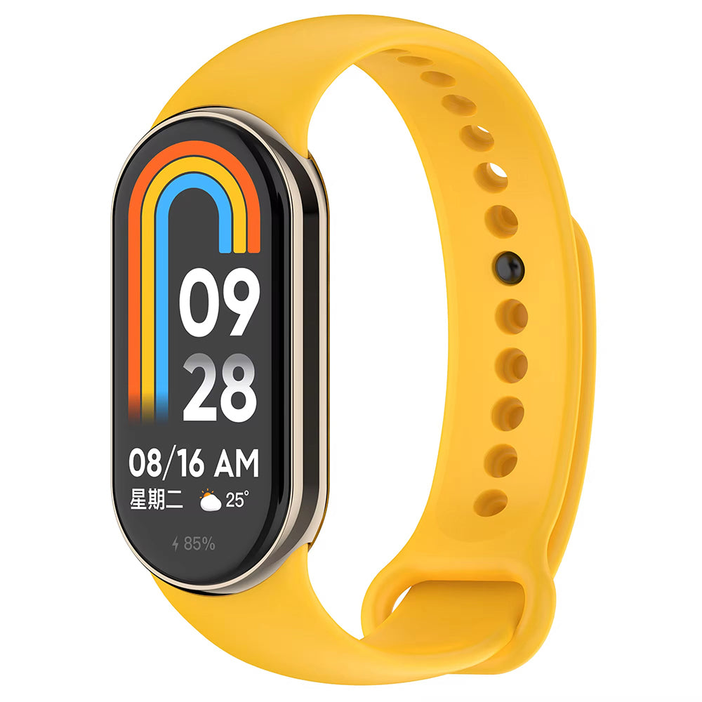 Techsuit W014 -ranneke Xiaomi Smart Band 9 / 8, Keltainen