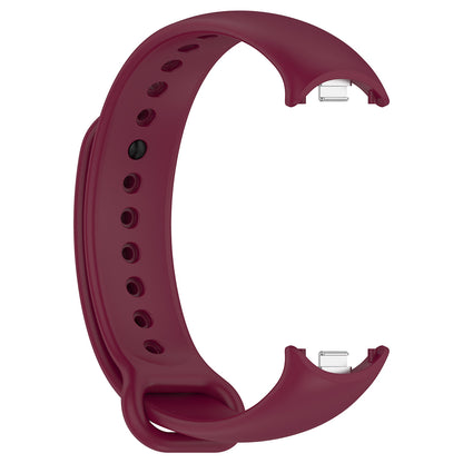 Techsuit W014 -ranneke Xiaomi Smart Band 9 / 8 -laitteelle, Tummanpunainen