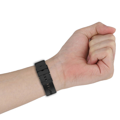 Techsuit W026 -ranneke Samsung Galaxy Watch / Huawei Watch Series, 20mm, Tummanvihreä