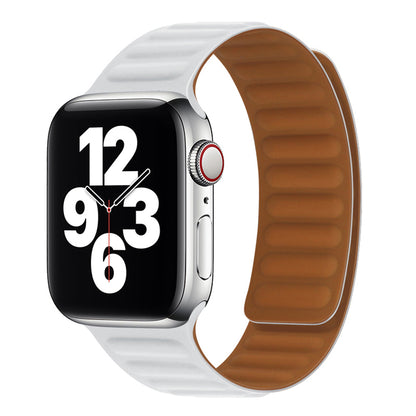 Techsuit W035 -ranneke Apple Watch 42mm / 41mm / 40mm / 38mm -sarjoille, Valkoinen