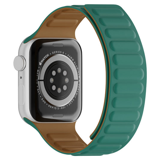 Techsuit W035 -ranneke Apple Watch 42mm / 41mm / 40mm / 38mm -sarjalle, Turkoosi