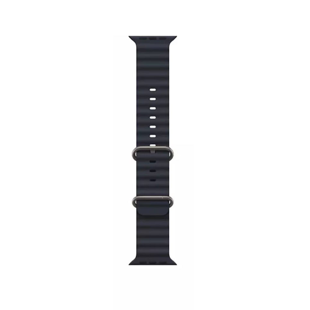 Techsuit W038 ranneke Apple Watch 49mm / 46mm / 45mm / 44mm / 42mm -sarjoille, laivastonsininen