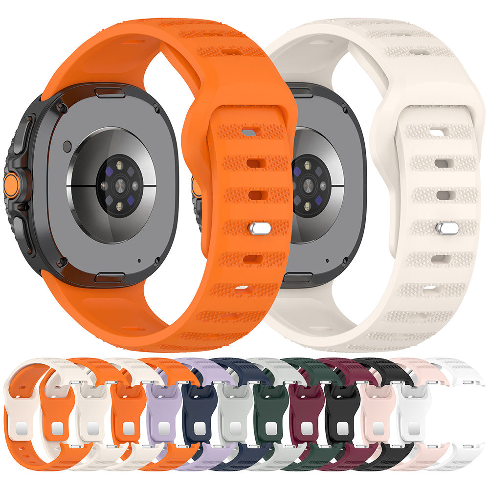 Techsuit W050 -ranneke Samsung Galaxy Watch 8 Classic / Watch8 44mm / Watch 8 40mm, Musta