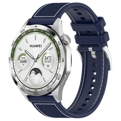 Techsuit W051 -ranneke Huawei Watch / Xiaomi Watch Series, 22mm, Tummansininen