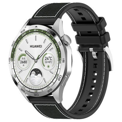 Techsuit W051 -ranneke Huawei Watch / Xiaomi Watch Series, 22mm, Musta