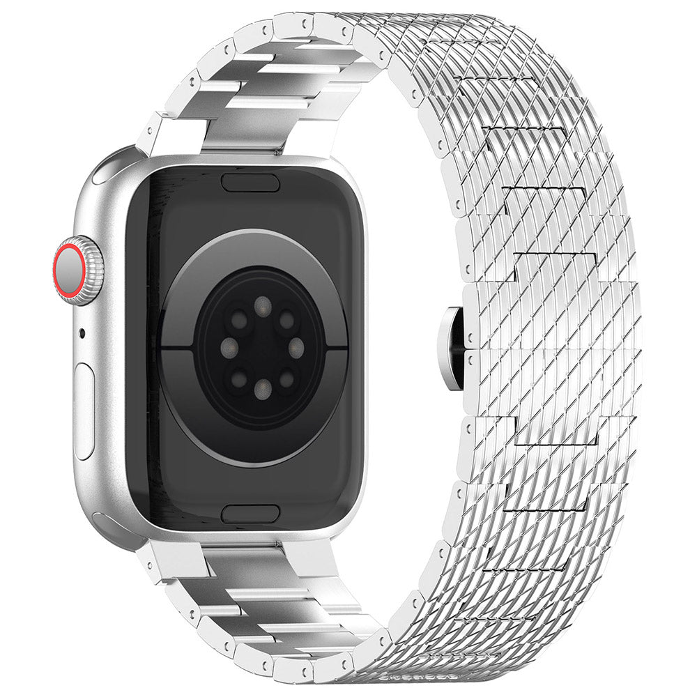 Techsuit W052 Strap for Apple Watch 42mm / 41mm / 40mm / 38mm Series, Silver