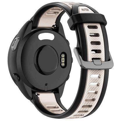 Techsuit W053 -ranneke Huawei Watch / Garmin Watch -sarjoille, 18mm, Beige