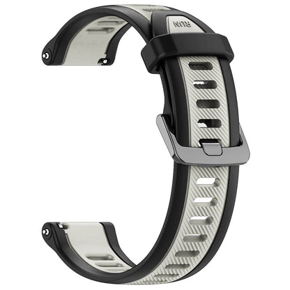 Techsuit W053 -ranneke Huawei Watch / Garmin Watch Series, 18mm, Harmaa