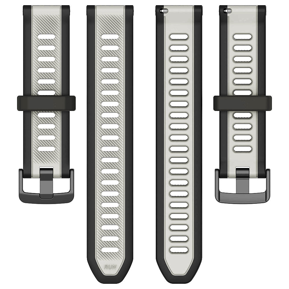 Techsuit W053 -ranneke Huawei Watch / Garmin Watch Series, 18mm, Harmaa