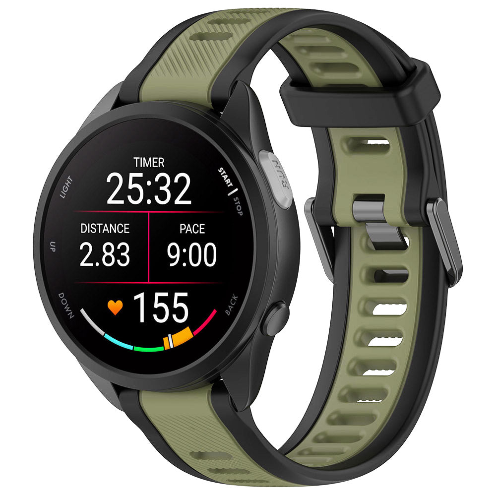 Techsuit W053 -ranneke Huawei Watch / Garmin Watch Series, 18mm, Khaki