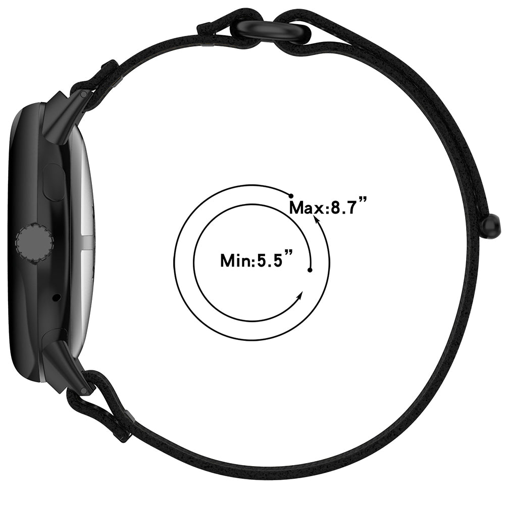 Techsuit W054 -ranneke Google Pixel Watch 4 45mm:lle, Musta.