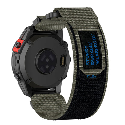 Techsuit W057 -ranneke Garmin Watch Fenix / Forerunner -sarjoille, 22mm, Harmaa