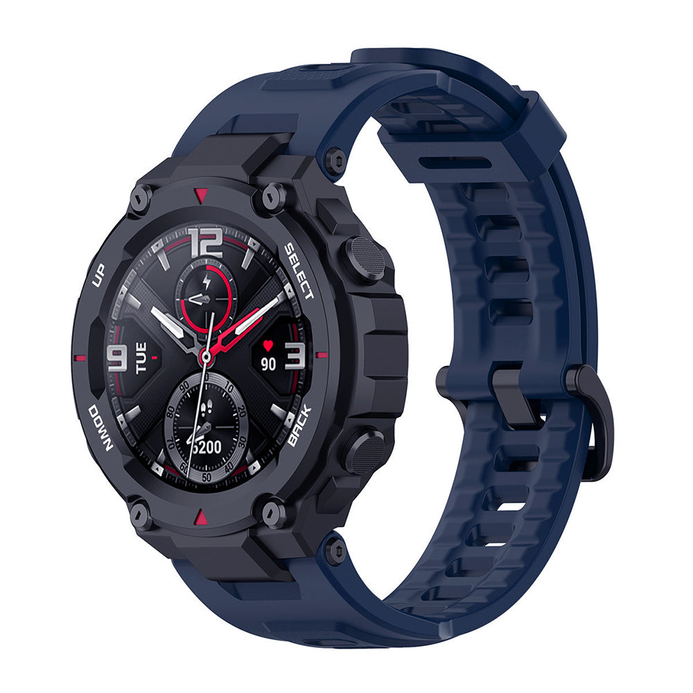 Techsuit W067 -ranneke Amazfit T-Rex Pro / T-Rex, laivastonsininen