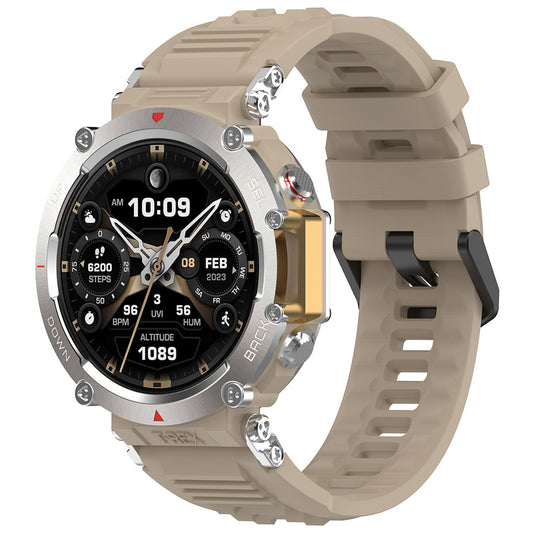 Techsuit W067 -ranneke Amazfit T-Rex Ultra -kelloon, Beige