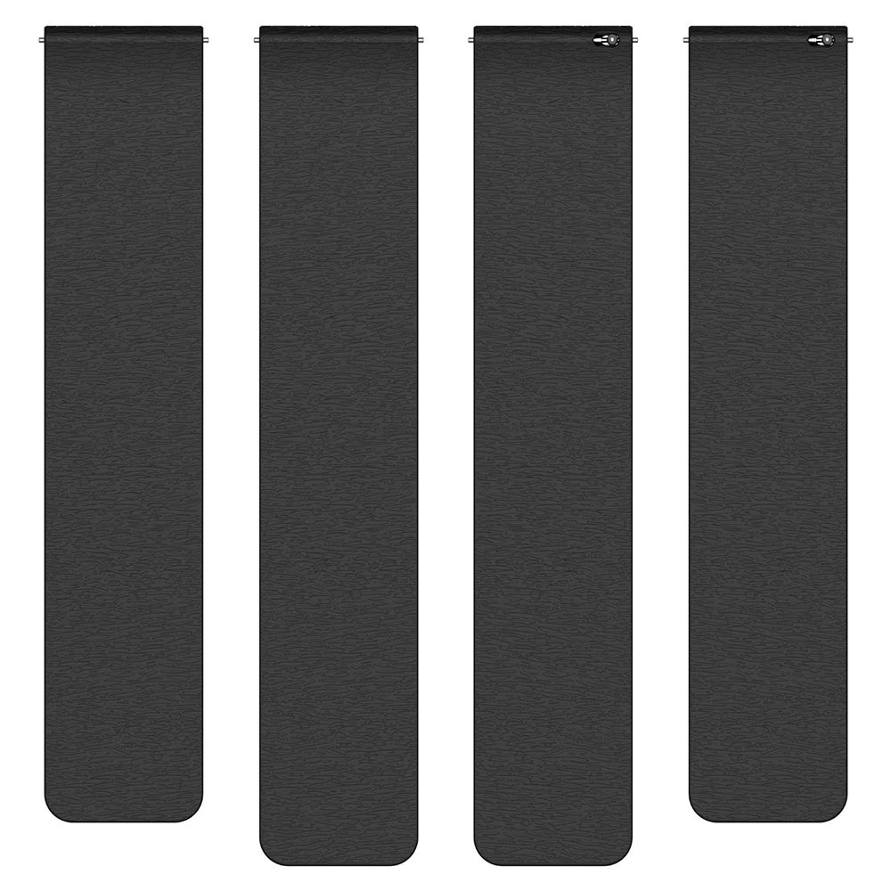 Techsuit W074 -ranneke Samsung Galaxy Watch Series -sarjaan, 20mm, musta-oranssi