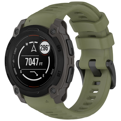Techsuit W076 -ranneke Garmin Instinct E 45mm, Vihreä