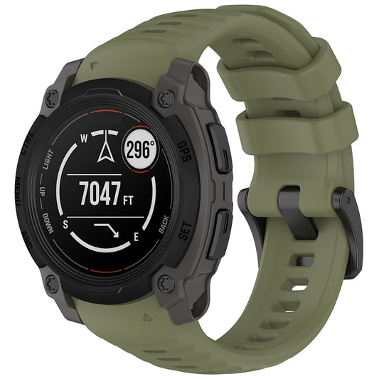 Techsuit W076 -ranneke Garmin Instinct E 45mm, Vihreä