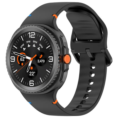 Techsuit W079 -ranneke Samsung Galaxy Watch 8 Classic / Watch8 44mm / Watch 8 40mm, Musta
