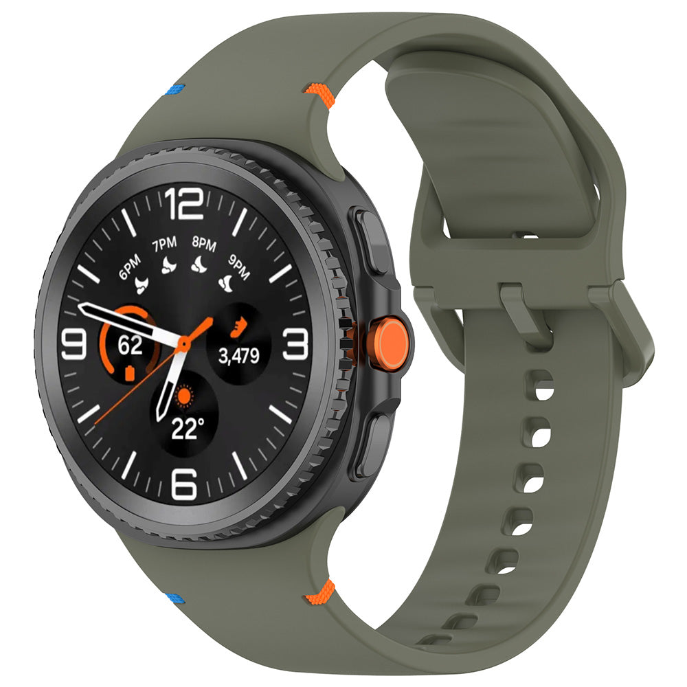 Techsuit W079 -ranneke Samsung Galaxy Watch 8 Classic / Watch8 44mm / Watch 8 40mm, Vihreä