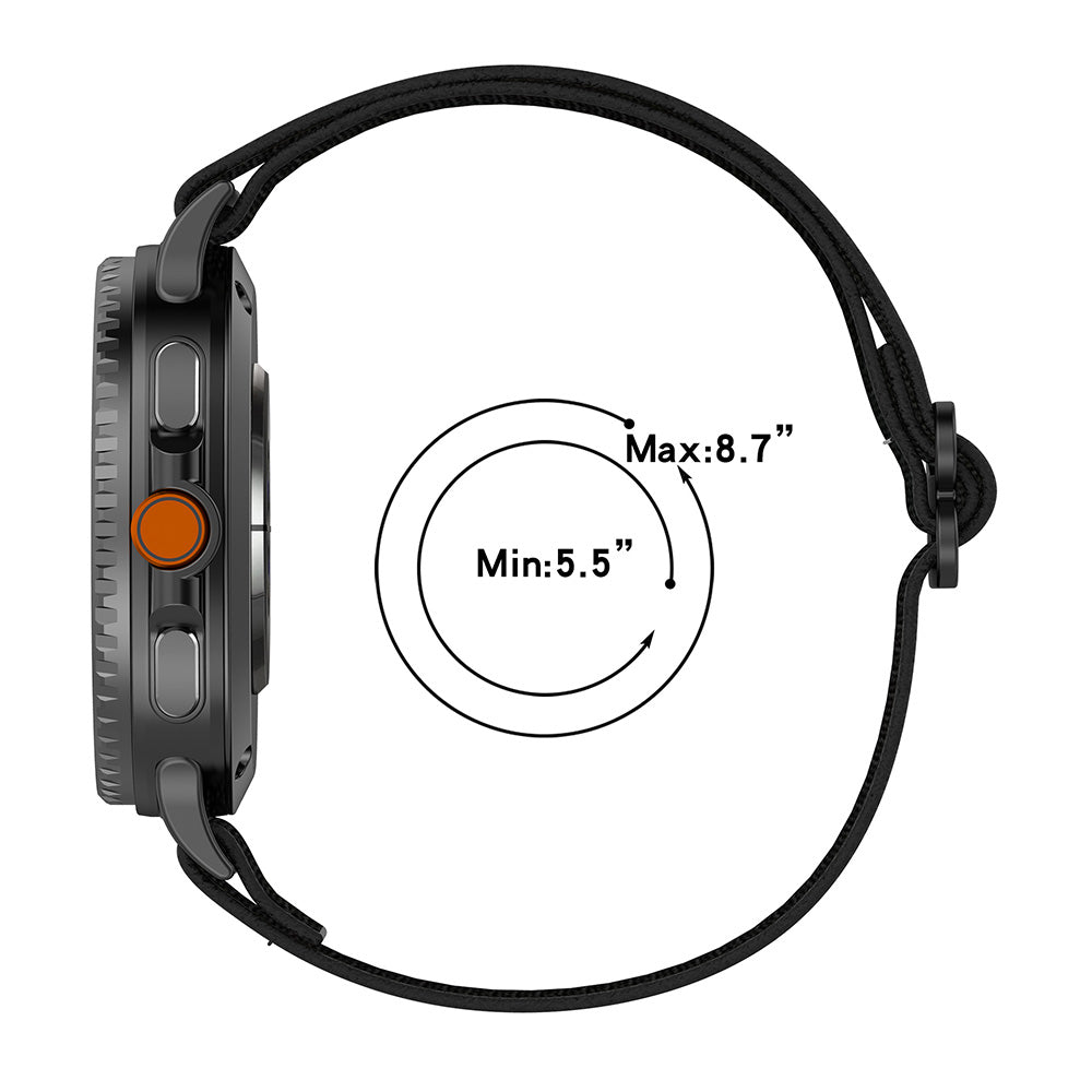 Techsuit W080 -ranneke Samsung Galaxy Watch 8 Classic / Watch8 44mm / Watch 8 40mm, tummanvihreä
