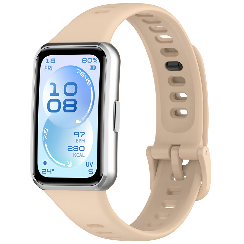 Techsuit W081 -ranneke Huawei Band 11 / 11 Pro, Beige