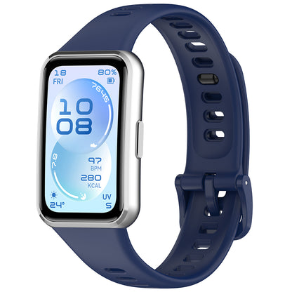 Techsuit W081 -ranneke Huawei Band 11 / 11 Pro, Tummansininen