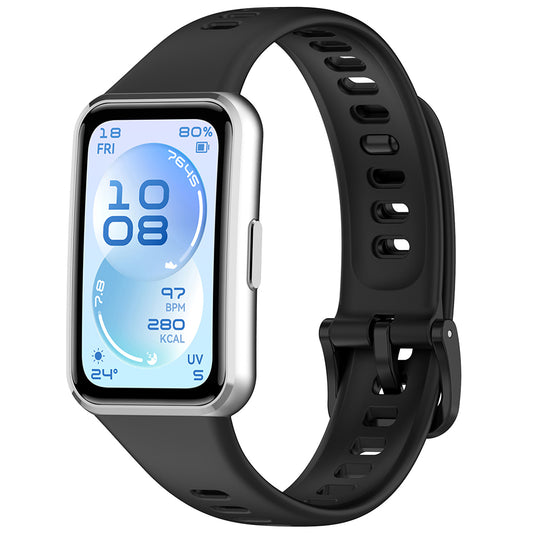 Techsuit W081 -ranneke Huawei Band 11 / 11 Pro, Musta