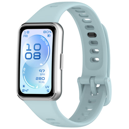 Techsuit W081 -ranneke Huawei Band 11 / 11 Pro, turkoosi