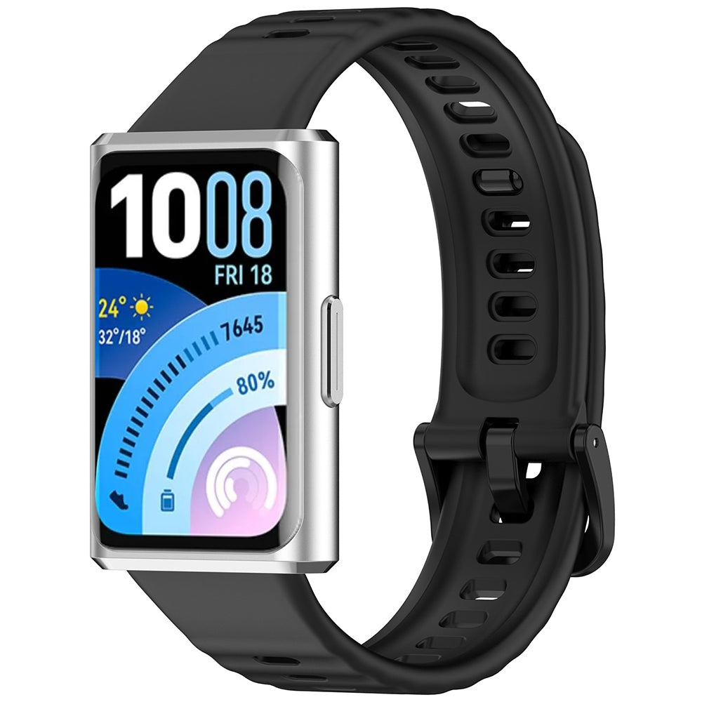 Techsuit W082 -ranneke Huawei Band 11 / 11 Pro, Musta