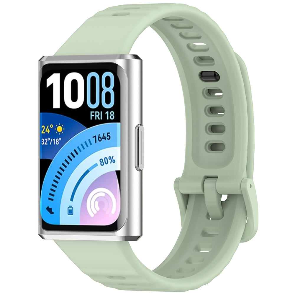 Techsuit W082 -ranneke Huawei Band 11 / 11 Pro:lle, Vihreä