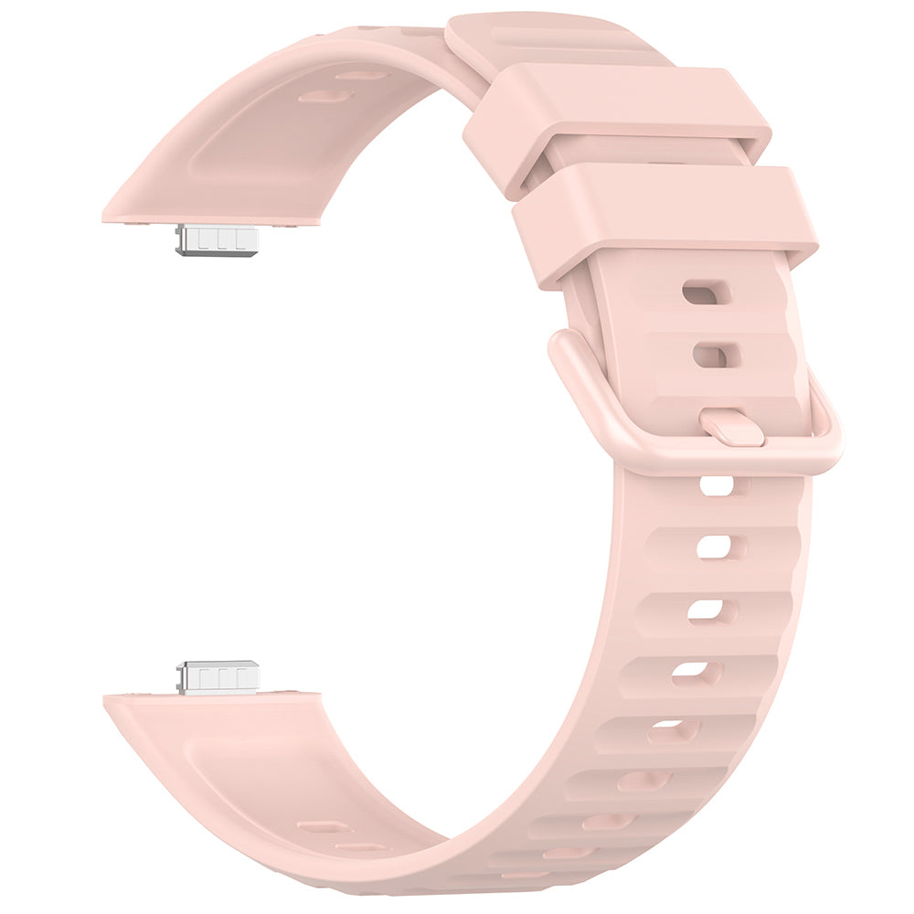 Techsuit W082 -ranneke Huawei Watch Fit 5 Pro:lle, vaaleanpunainen