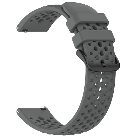 Techsuit W083 -ranneke Amazfit Watchille / Samsung Watch Seriesille, 22mm, Harmaa