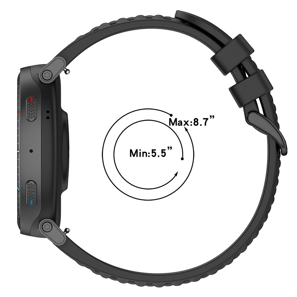 Techsuit W083 Strap for Amazfit Watch / Samsung Watch Series, 22mm, Gray