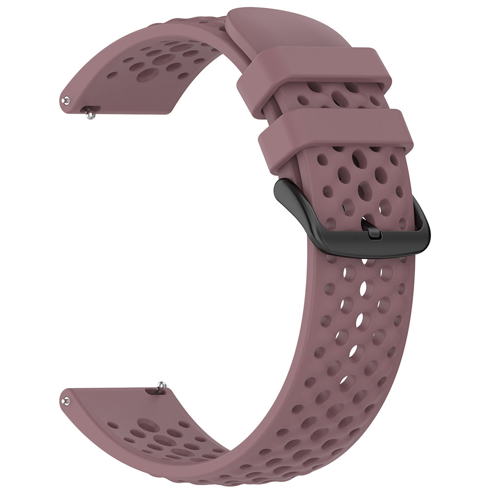 Techsuit W083 -ranneke Amazfit Watchille / Samsung Watch -sarjalle, 22mm, Violetti
