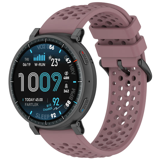 Techsuit W083 -ranneke Amazfit Watchille / Samsung Watch -sarjalle, 22mm, Violetti
