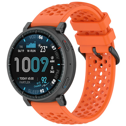 Techsuit W083 -ranneke Amazfit Watch / Samsung Watch Series, 22mm, Oranssi