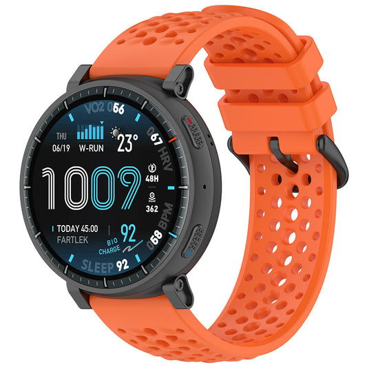 Techsuit W083 -ranneke Amazfit Watch / Samsung Watch Series, 22mm, Oranssi